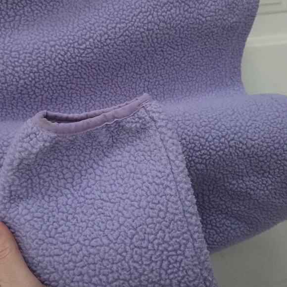 Columbia Helvetia Cropped 1/2 Snap Fleece in Lilac Exclusive to ASOS - Picture 11 of 12